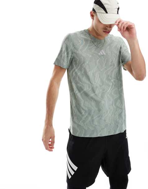 adidas - Hardlopen - Ultimate Engineered - Climacool - T-shirt in groen - view 1