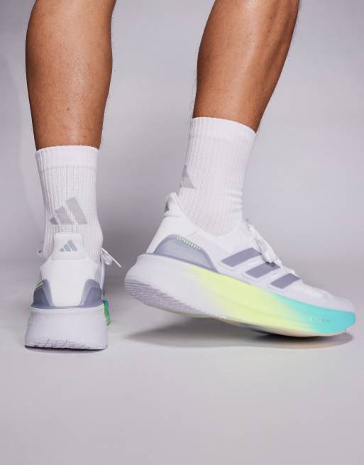 adidas - Hardlopen - Ultraboost 5 - Sneakers in wit, groen en blauw, 4 van 5