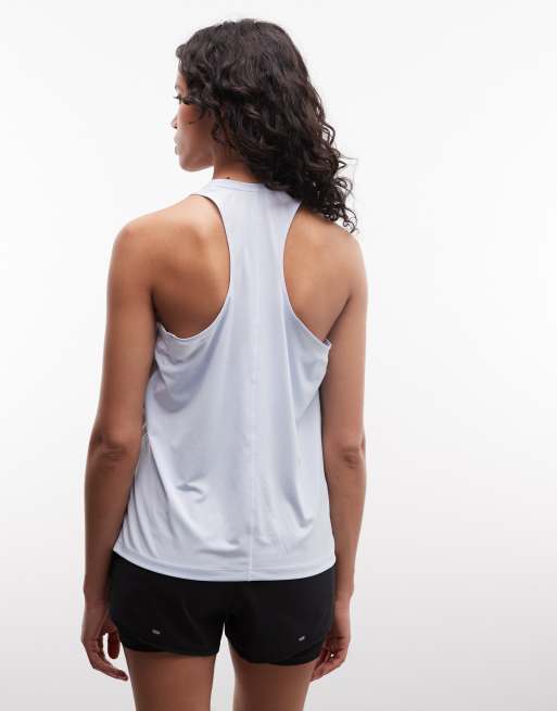 adidas - Hardlopen - Vet - Top met 3-Stripes in ijsblauw, 4 van 4