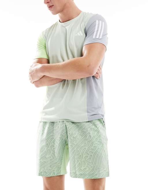 adidas - HEAT.RDY Pro - Short de tennis 7 pouces ergonomique à imprimé - Vert, 2 de 5