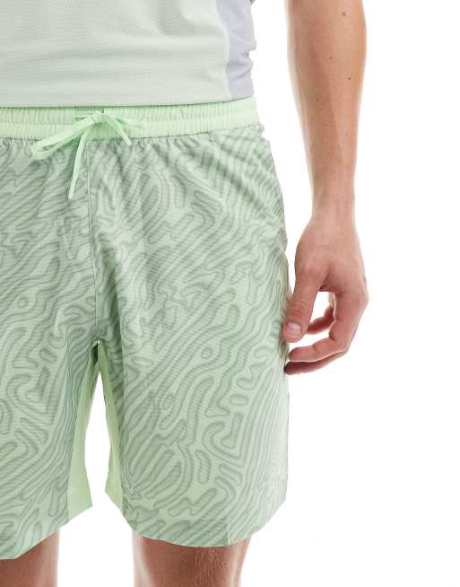 adidas - HEAT.RDY Pro - Short de tennis 7 pouces ergonomique à imprimé - Vert, 5 de 5