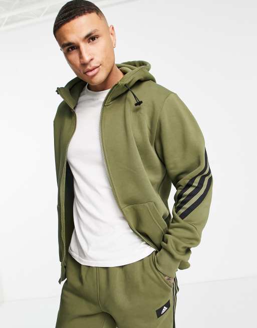 Khaki adidas jumper hot sale