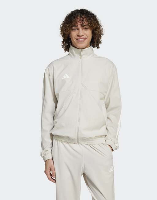 adidas - House of Tiro - Top sportivo color alluminio/bianco