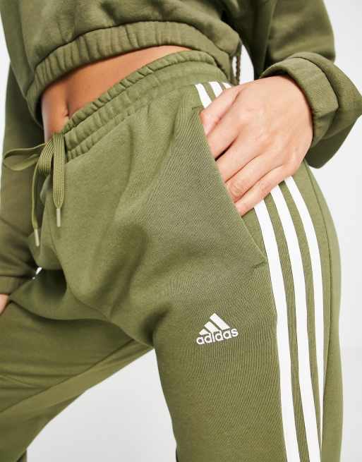 Olive green shop adidas joggers womens