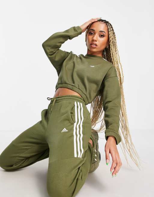 High waisted joggers store adidas