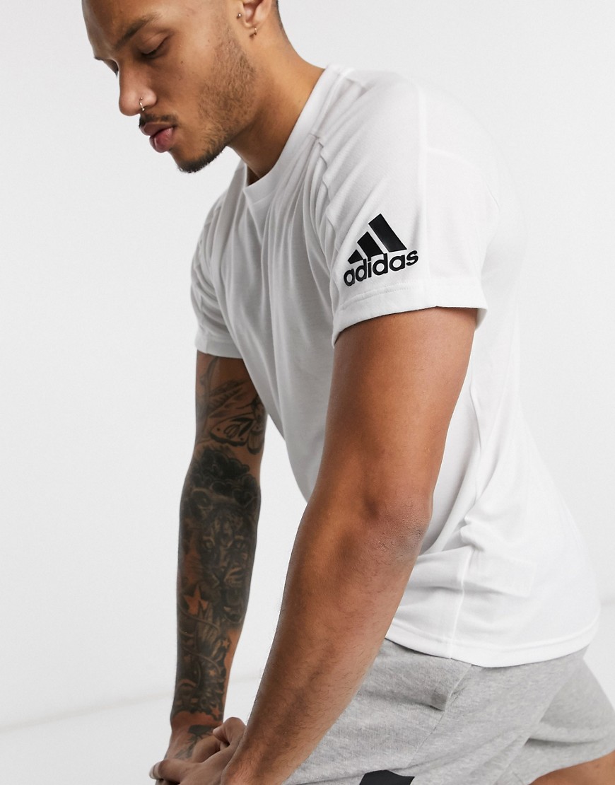 Adidas – ID Stadium – Vit t-shirt