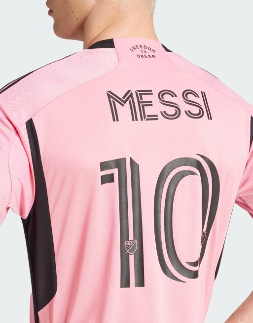 Adidas Inter Miami CF 24/25 Messi Home Authentic Jersey in pink ASOS