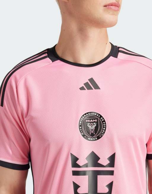 adidas - Inter Miami CF - Maillot de football 24/25 Messi domicile - Rose, 3 de 4