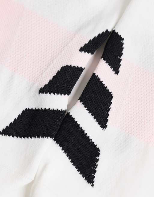 adidas løbe-kvartstrømper i hvid og sort, 2 af 3