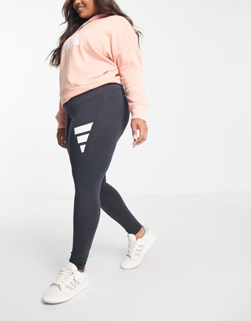 Grey and white hot sale adidas leggings