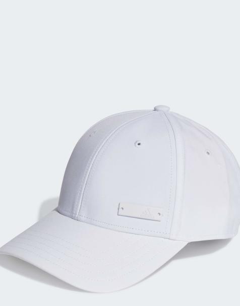 adidas – Leichte Baseball-Kappe in Weiß mit Badge aus Metall - view 1