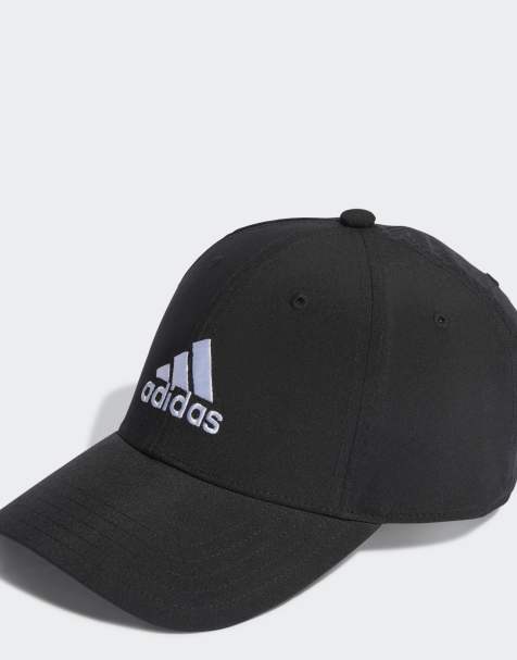 adidas - Lichtgewicht baseballpet met geborduurd logo in zwart/wit - view 1