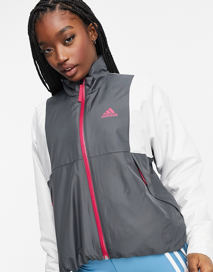 Adidas lightweight jacket in grey