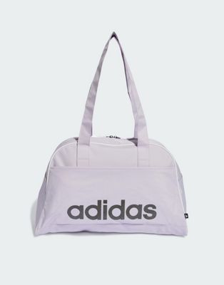 adidas Performance linear essentials bowling bag in silver