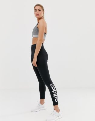 adidas logo leggings in black