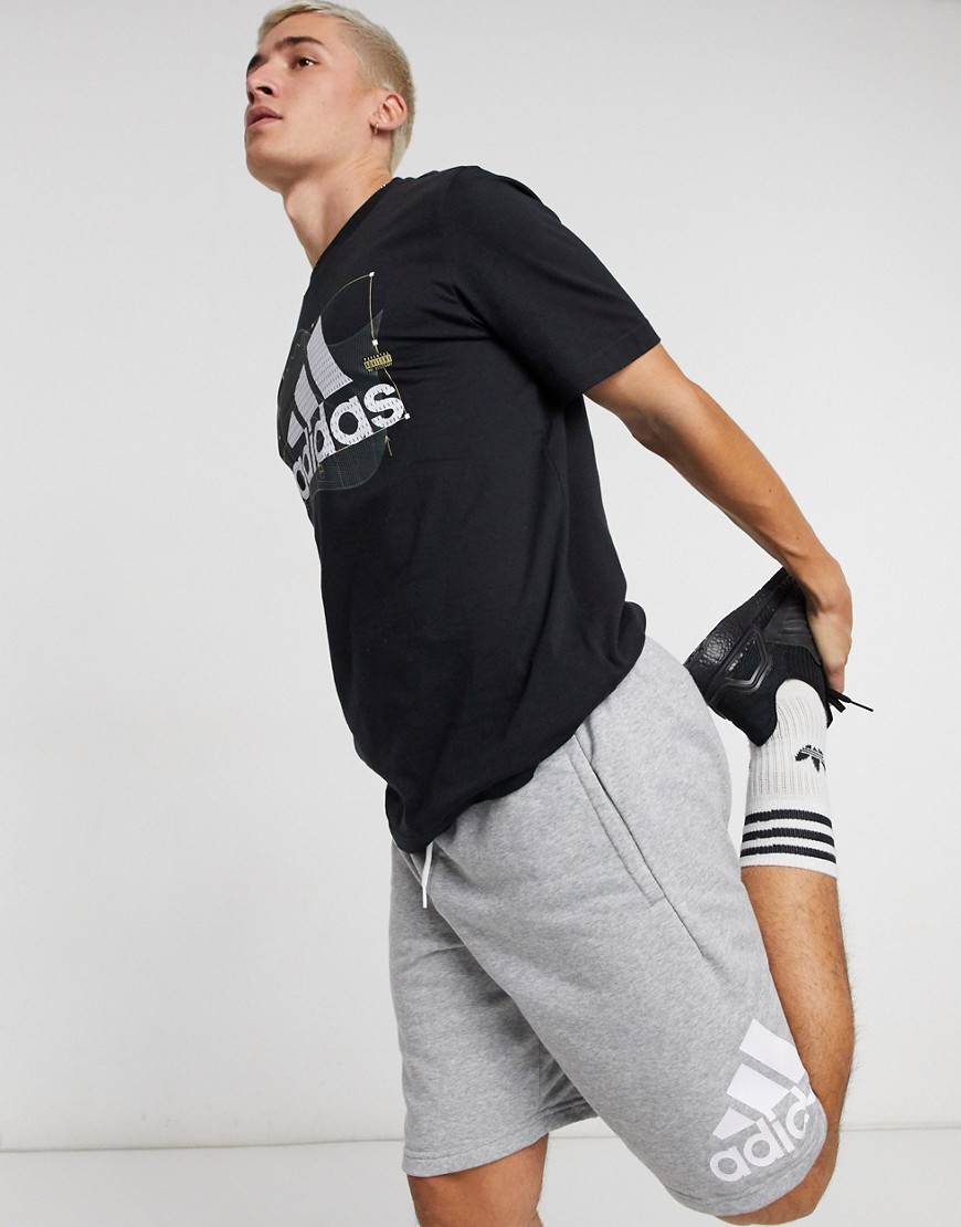 Adidas logo t-shirt in black