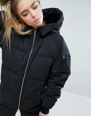 adidas long bomber jacket
