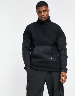 adidas black long sleeve top