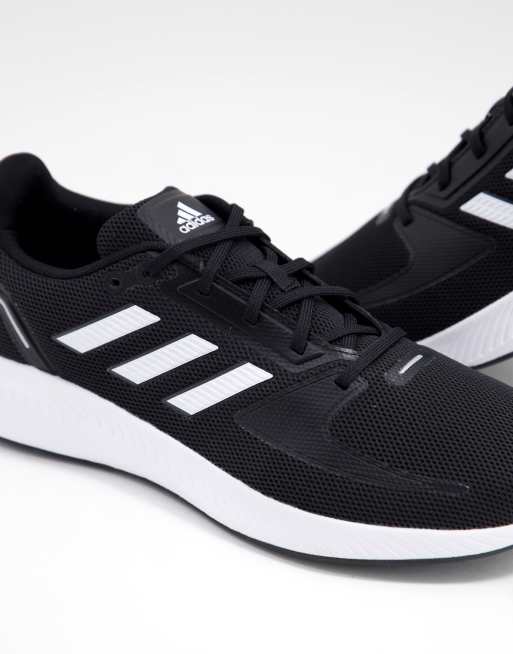 adidas – Löpning – Falcon 2.0 – Svartvita träningsskor , 2 av 4