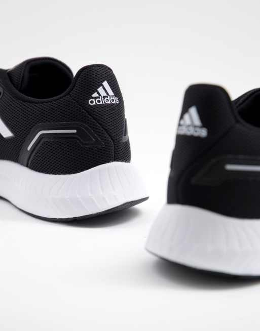 adidas – Löpning – Falcon 2.0 – Svartvita träningsskor , 4 av 4