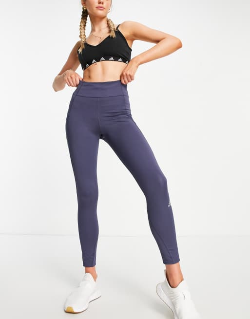 adidas – Löpning – Own The Run – Marinblå 7/8-långa leggings, 4 av 4