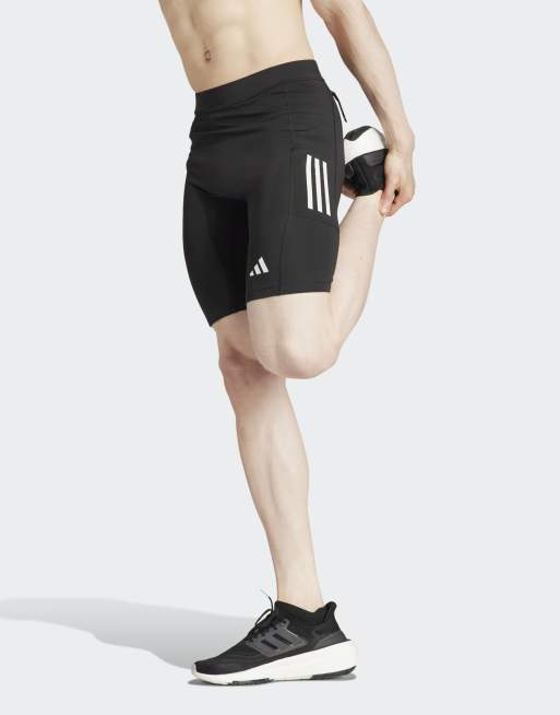 adidas – Löpning – Own The Run – Svarta, tajta shorts