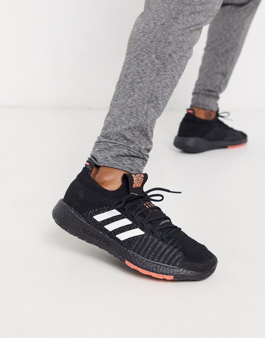 Adidas – Löpning – Pulseboost – Svarta träningsskor