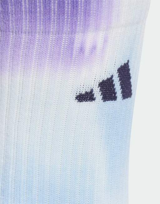 adidas - Lot de 3 paires de chaussettes effet tie-dye - Multicolore/lilas bliss, 2 de 3