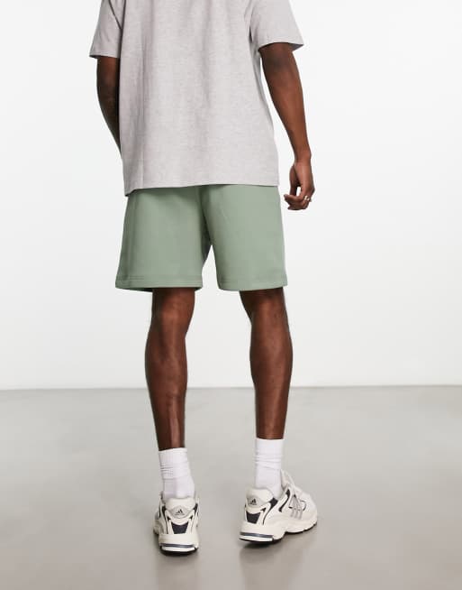 adidas Lounge Rib Booty Shorts - Green | adidas Canada