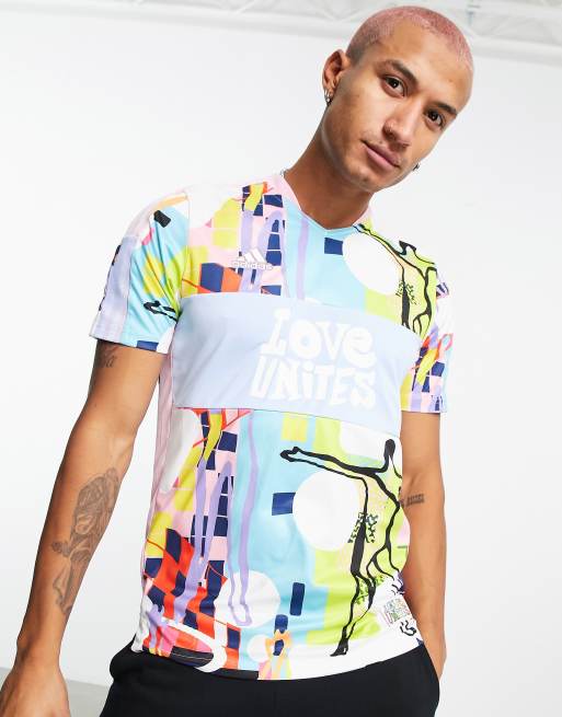 adidas House of Tiro Love Unites Shirt - White