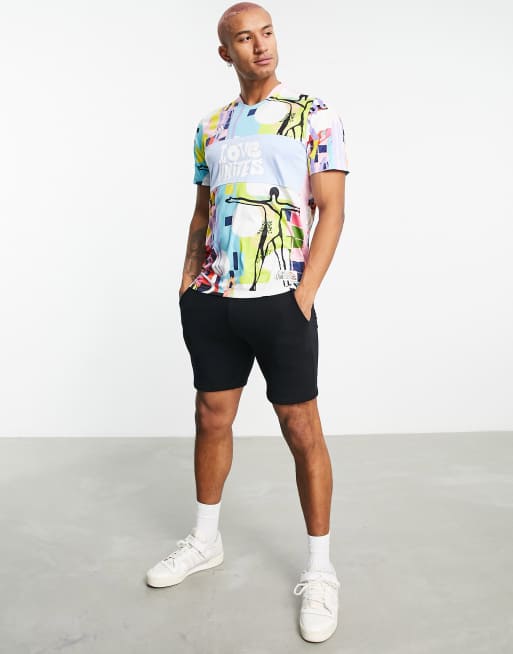 adidas love unites Tiro jersey t-shirt in multi | ASOS