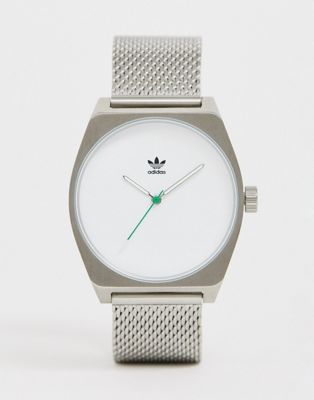 Adidas - M1 - Archive - Mesh horloge in zilver