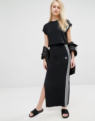 Adidas Maxi Skirt With 3 Stripes | ASOS