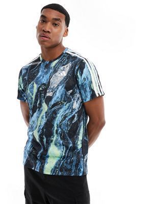 adidas Move for the Planet AirChill t-shirt in blue