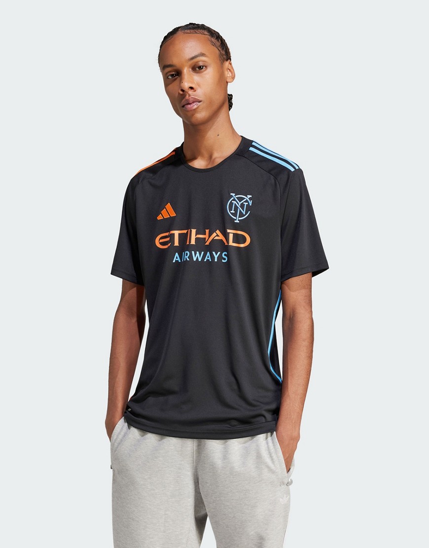 adidas New York City FC 24/25 Away Jersey t-shirt in Black