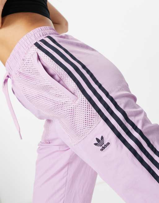 Adidas nylon track hot sale pants womens