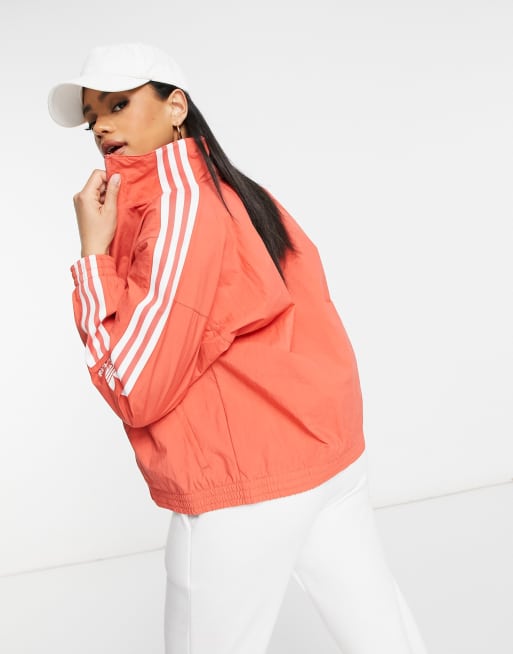 Adidas nylon track discount jacket