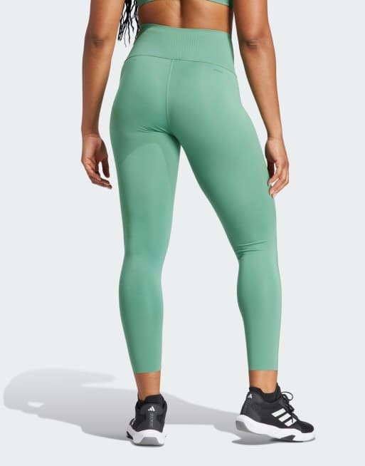 adidas Optime Power 7/8 Leggings in Green