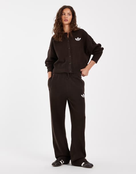 adidas Orginals knit set in brown - view 1