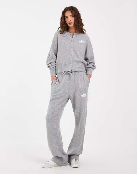 adidas Orginals knit set in gray - view 1