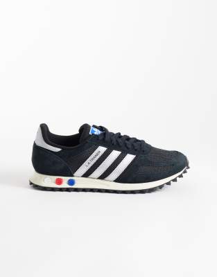 adidas Orginals LA trainers  and silver 