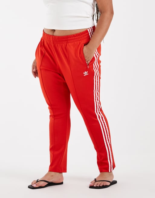 adidas Orginals Plus trackies in red, 3 of 5