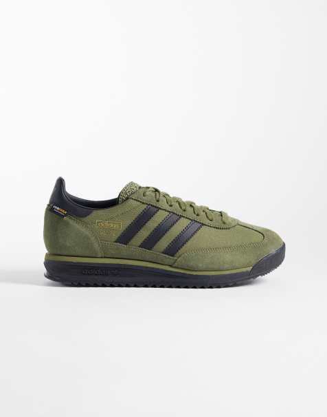 adidas Orginals SL 72 RS sneakers in khaki and black - view 1