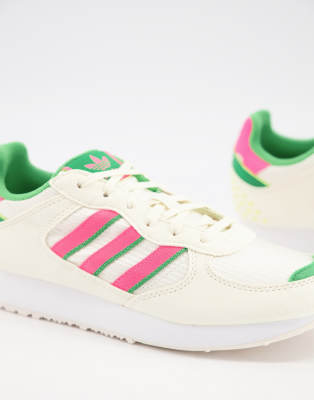 cream adidas trainers