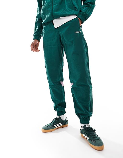 adidas Original 80s woven trackpants in collegiate green | ASOS adidas Original 80s woven trackpants in collegiate green | ASOS
