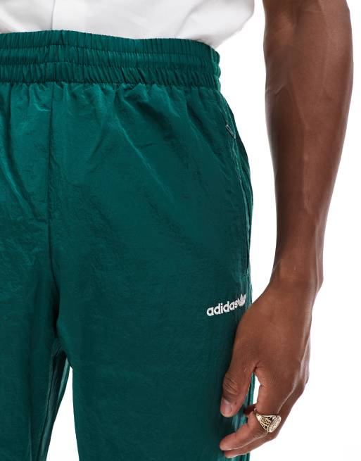 adidas Original 80s woven trackpants in collegiate green | ASOS