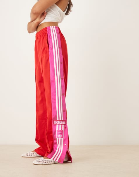 adidas Original Adibreak track pants in red and pink - view 1