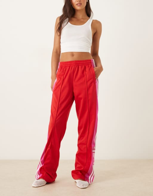 新品未使用‼️adidas ADIBREAK TRACK PANTS バーガンディ NEW MENS ADIDAS ORIGINALS ADIBREAK BUTTON TRACK PANTS ~SIZE