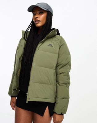 Only padded jacket in khaki green