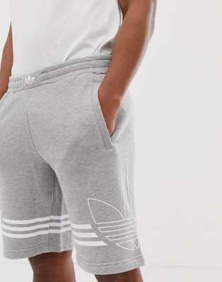 adidas jersey shorts grey
